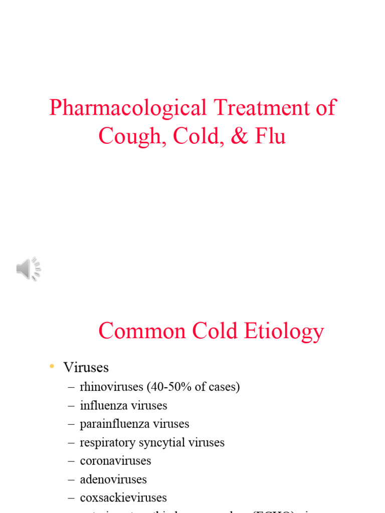 Chlorpheniramine vs Triprolidine in Colds | PDF | Common Cold | Influenza