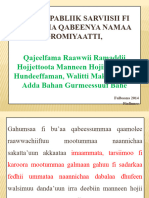 Final Presantation of Qajeelfama Ramaddii 2014