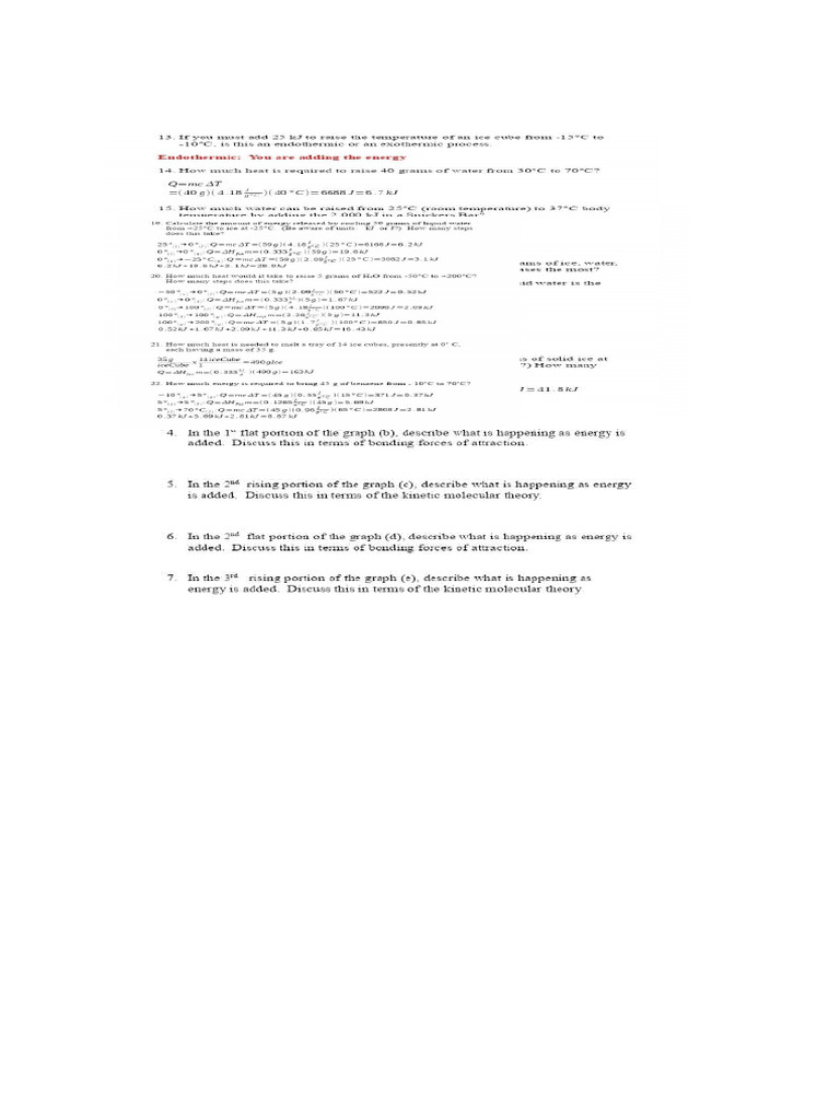 Phase Change Problem | PDF