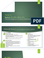 3. Parte A. Tipos de sintagmas y funciones sintácticas en la oración - SN, SDet y aledaños