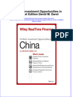 (Download PDF) Portfolio Investment Opportunities in China 1St Edition David M Darst Online Ebook All Chapter PDF