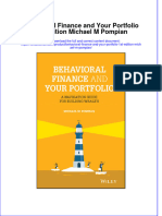 [Download pdf] Behavioral Finance And Your Portfolio 1St Edition Michael M Pompian online ebook all chapter pdf 