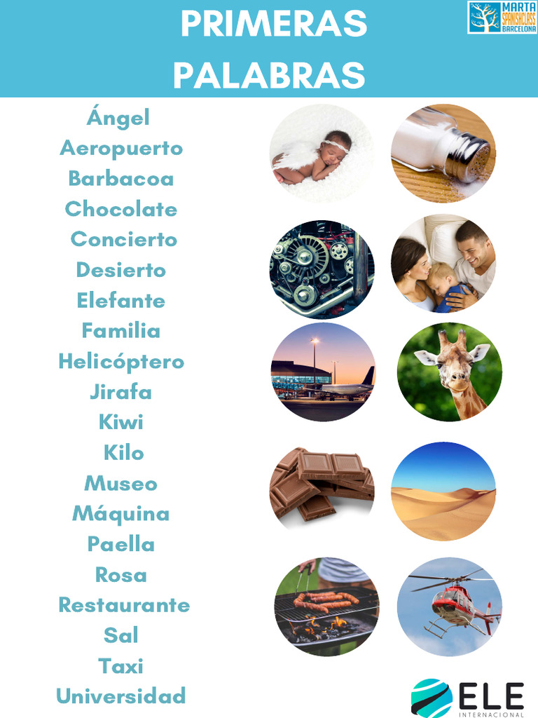 Primeras Palabras Pdf