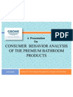 Study of Consumer Behavior of Sanitary Ware Appliances Final Presentation
