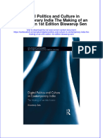 [Download pdf] Digital Politics And Culture In Contemporary India The Making Of An Info Nation 1St Edition Biswarup Sen online ebook all chapter pdf 