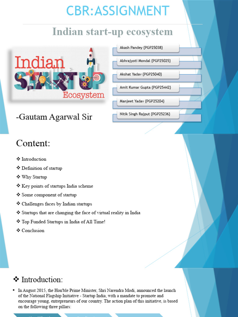 Startup Ecosystem Pdf Startup Company Small Business Entrepreneurs