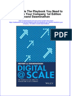 (Download PDF) Digital Scale The Playbook You Need To Transform Your Company 1St Edition Anand Swaminathan Online Ebook All Chapter PDF