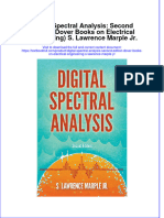 [Download pdf] Digital Spectral Analysis Second Edition Dover Books On Electrical Engineering S Lawrence Marple Jr online ebook all chapter pdf 