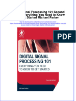[Download pdf] Digital Signal Processing 101 Second Edition Everything You Need To Know To Get Started Michael Parker online ebook all chapter pdf 