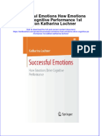 [Download pdf] Successful Emotions How Emotions Drive Cognitive Performance 1St Edition Katharina Lochner online ebook all chapter pdf 