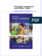 [Download pdf] Successful Project Management Seventh Edition Baker online ebook all chapter pdf 