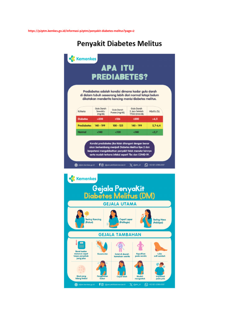 Penyakit Diabetes Melitus | PDF