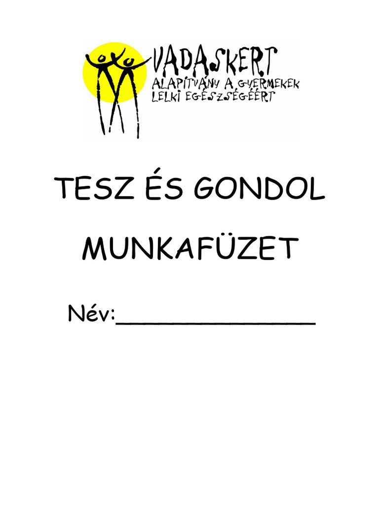 Tesz És Gondol Munkafüzet | PDF