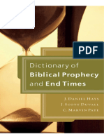 Dictionnaire Biblique Des Prophéties Et de La Fin Des Temps