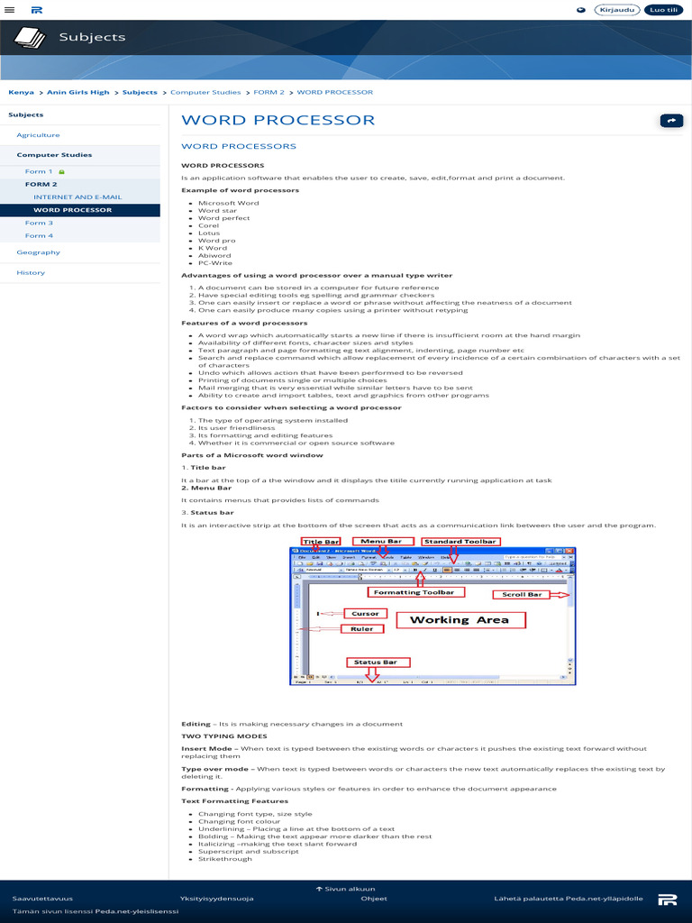 Word processor pdf word processor microsoft word