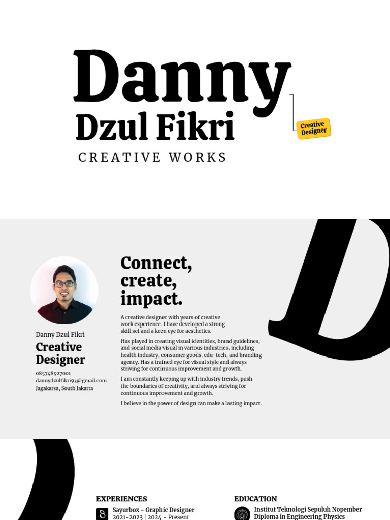 Danny Dzul Fikri Portfolio | PDF | Brand | Social Media