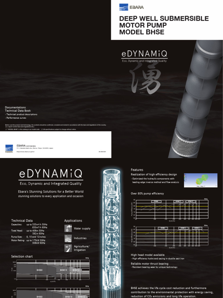 BHSE Catalog | PDF | Pump | Life Cycle Assessment
