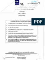 CAPE Chemistry 2019 U1 P2 Soln-8E660