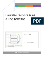 fiche Carreler l'embrasure d'une fenêtre