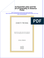 (Download PDF) Dirty Work Essential Jobs and The Hidden Toll of Inequality in America Press 2 Online Ebook All Chapter PDF