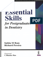 Essential Skills for Postgraduates in Dentistry