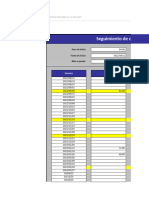 Planilla Excel Seguimiento Control de Peso