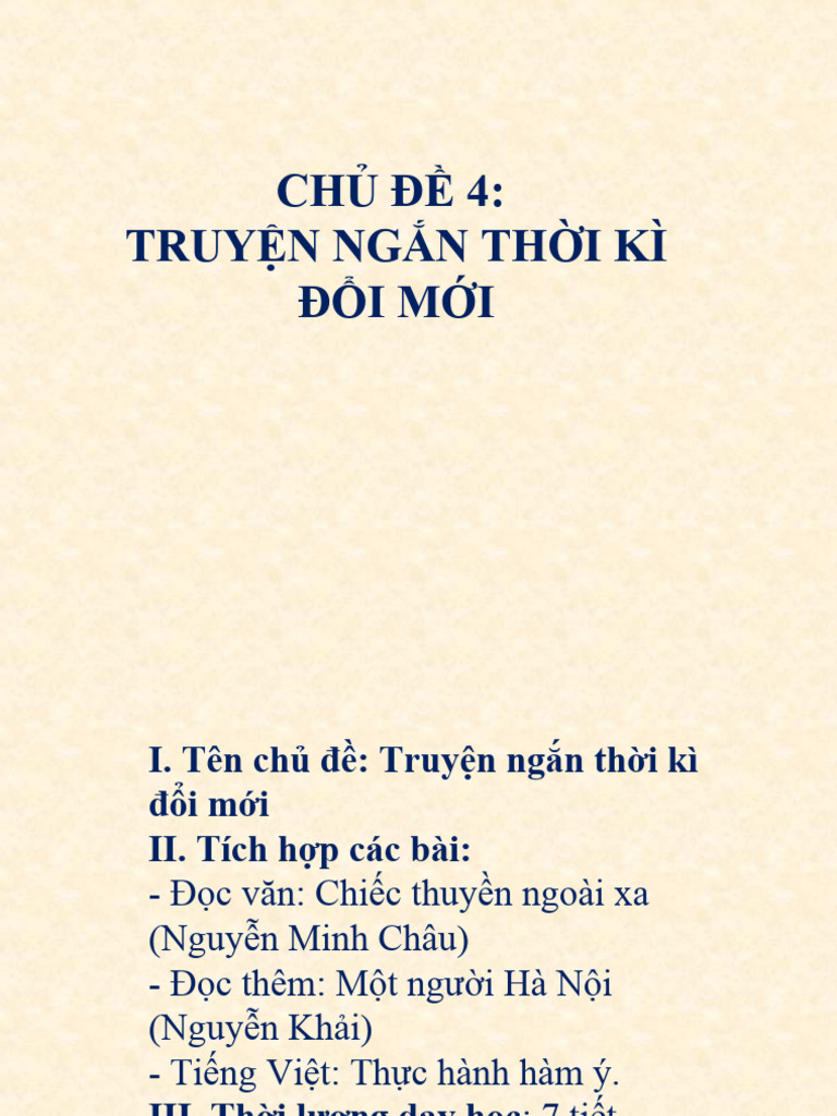 Tuan 24 Chiec Thuyen Ngoai Xa | PDF