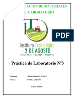 Informe - Materiales de Laboratorio