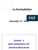 Animal Feed Ration Formulation