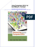 [Download pdf] Discovering Computers 2016 1St Edition Misty E Vermaat online ebook all chapter pdf 