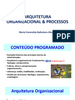 08 Estruturas Organizacionais Distribuição Física (Arquitetura Organizacional & Processos)