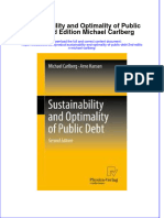 (Download PDF) Sustainability and Optimality of Public Debt 2Nd Edition Michael Carlberg Online Ebook All Chapter PDF