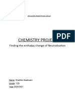 chemistry project grade 12