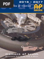 Plaquettes De Frein AP Racing Pour Yamaha XTZ Super Ténéré 1989-1998 – Métal Fritté Or