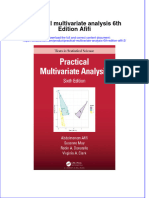 (Download PDF) Practical Multivariate Analysis 6Th Edition Afifi 2 Online Ebook All Chapter PDF