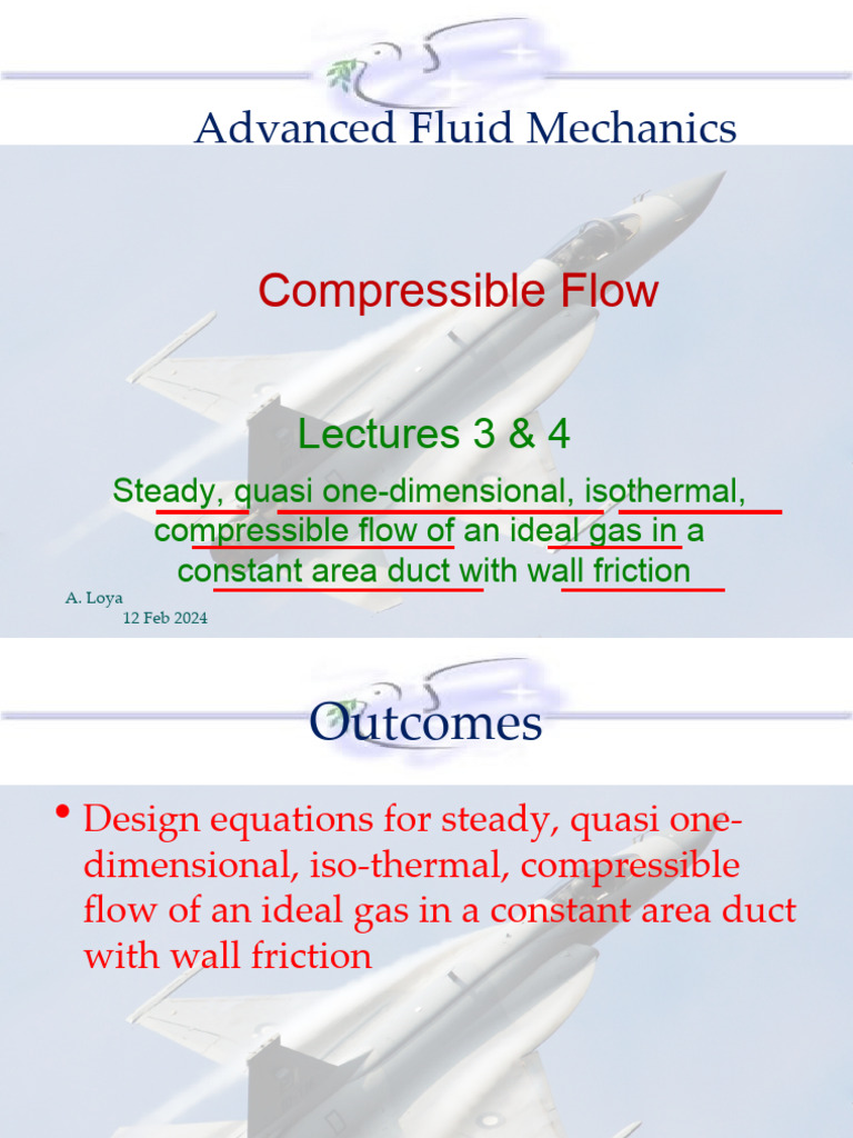 Isothermal Compressible Flow Design Equations | PDF | Fluid Dynamics ...