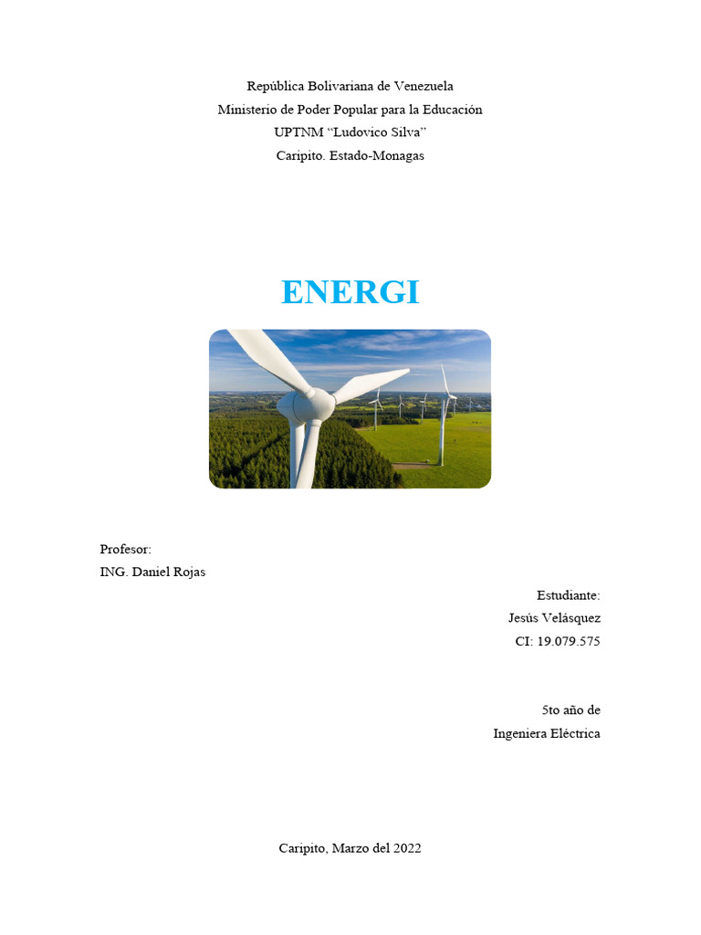 Historia de la Energía Eólica | PDF | Energía eólica | Herida