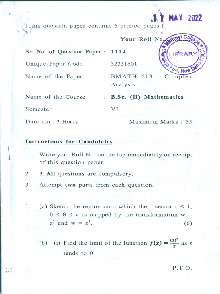 Complex Analysis-2 | PDF