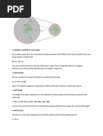 Pulley System Calculations Guide | PDF | Belt (Mechanical) | Torque