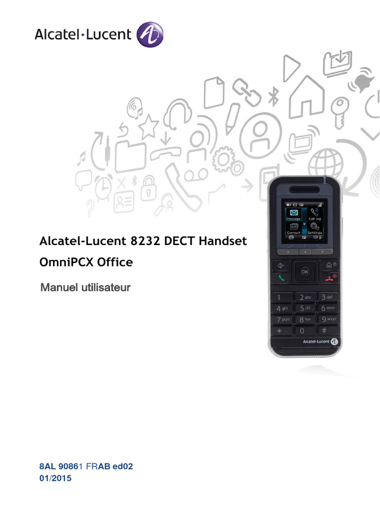 Alcatel 8232 DECT Manuel Utilisateur | PDF