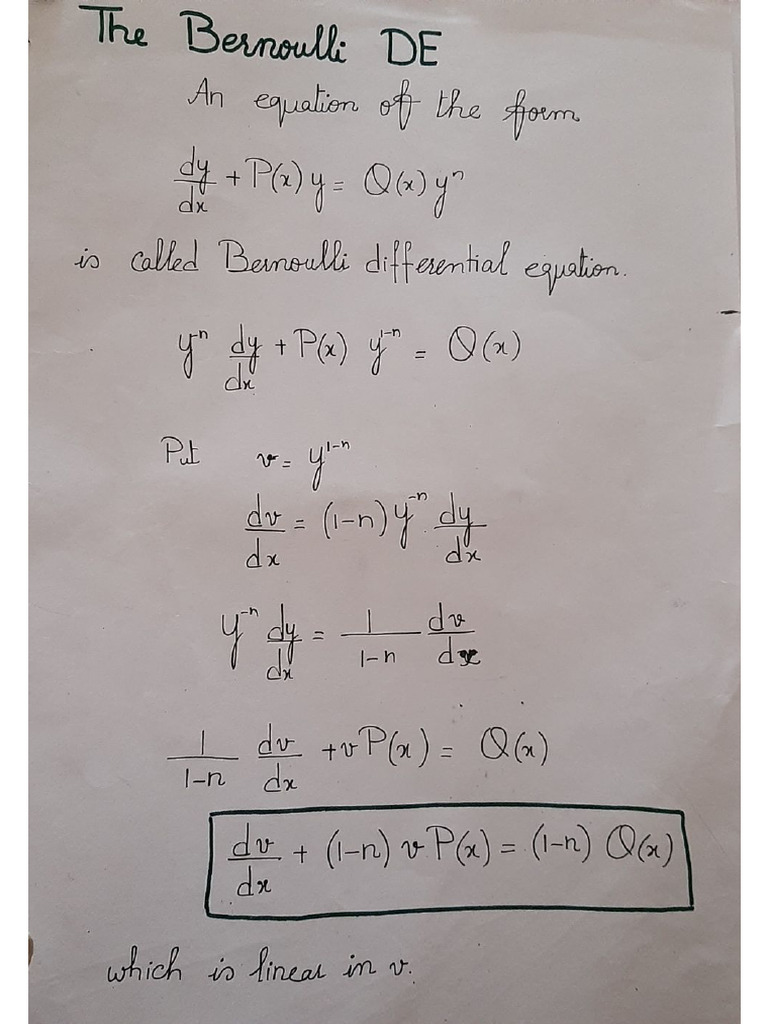 Bernoulli De Pdf