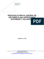 Protocolo Control Plagas