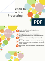 Introduction To Transaction Processing