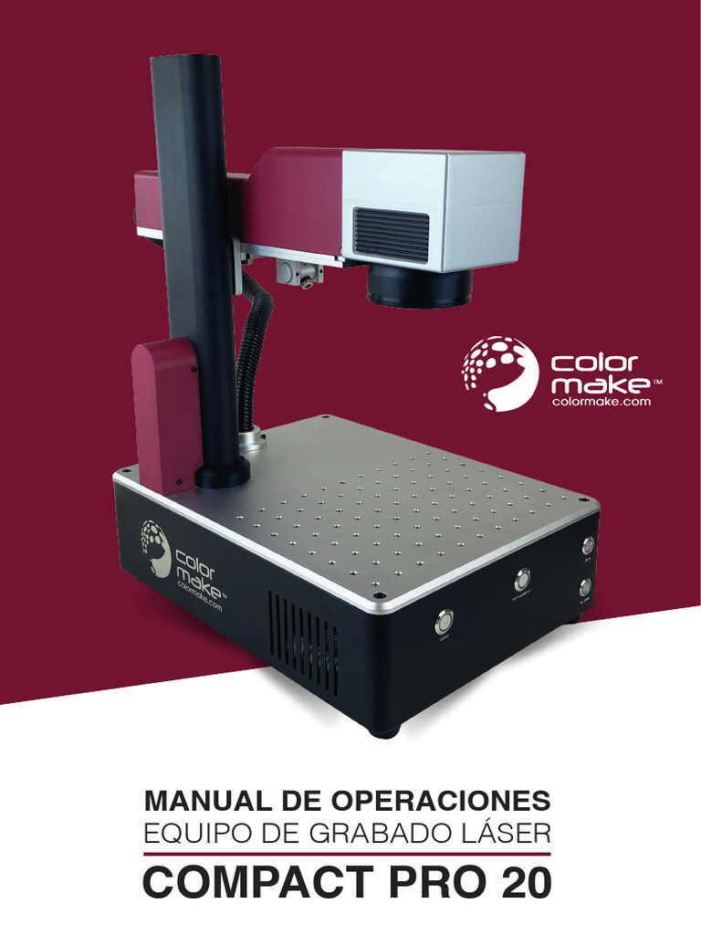 Manual Laser Compact Pro 20W | PDF | Láser | Cambiar