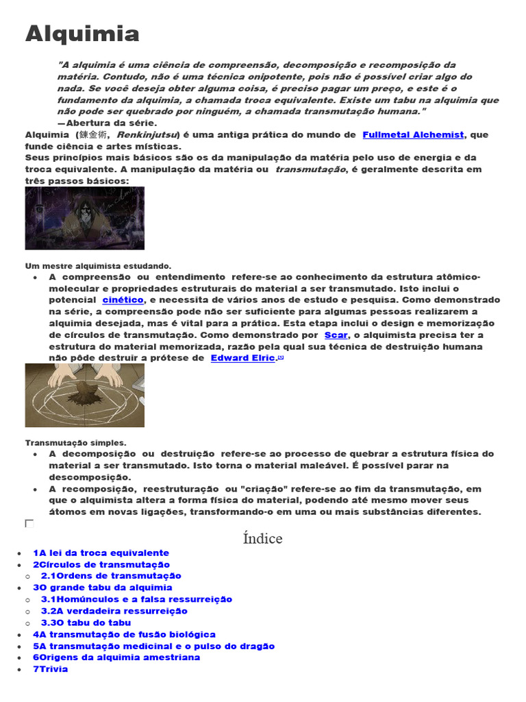 Fundamentos da Alquimia e Transmutação | PDF | Alquimia | Matéria