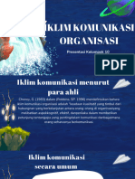 Tugas Presentasi Iklim Komunikasi Organisasi