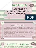 GROUP-4 Management of NSTP 2 Community Based