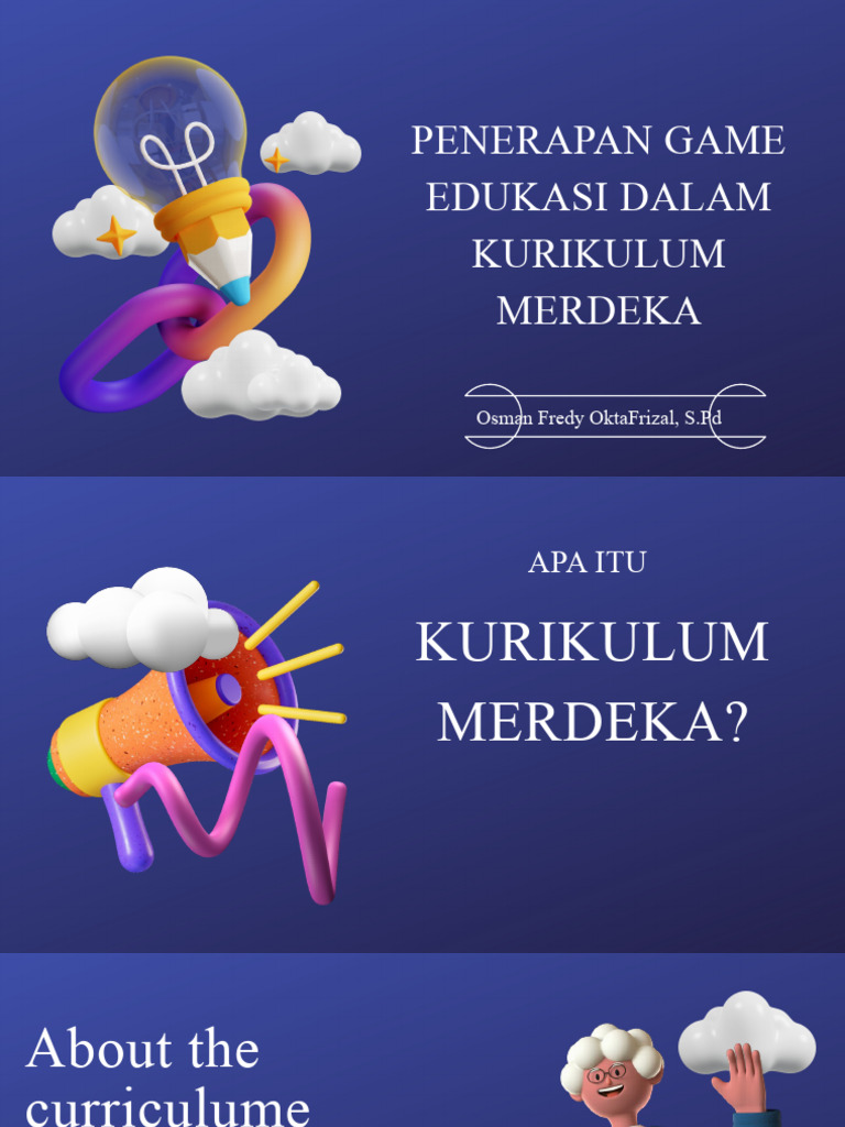 Game Edukasi dalam Kurikulum Merdeka | PDF | Karier & Perkembangan ...