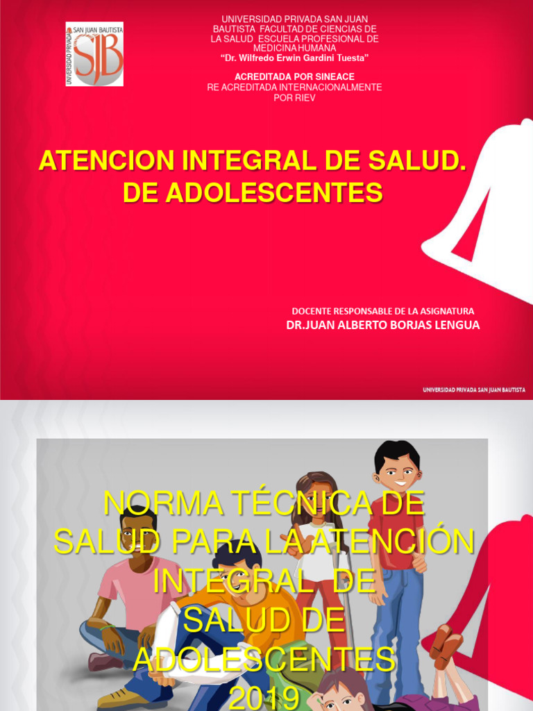 Atención Integral de Salud Adolescente 2019 | PDF | Adolescencia | Hospital