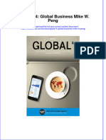(Download PDF) Global 4 Global Business Mike W Peng Online Ebook All Chapter PDF